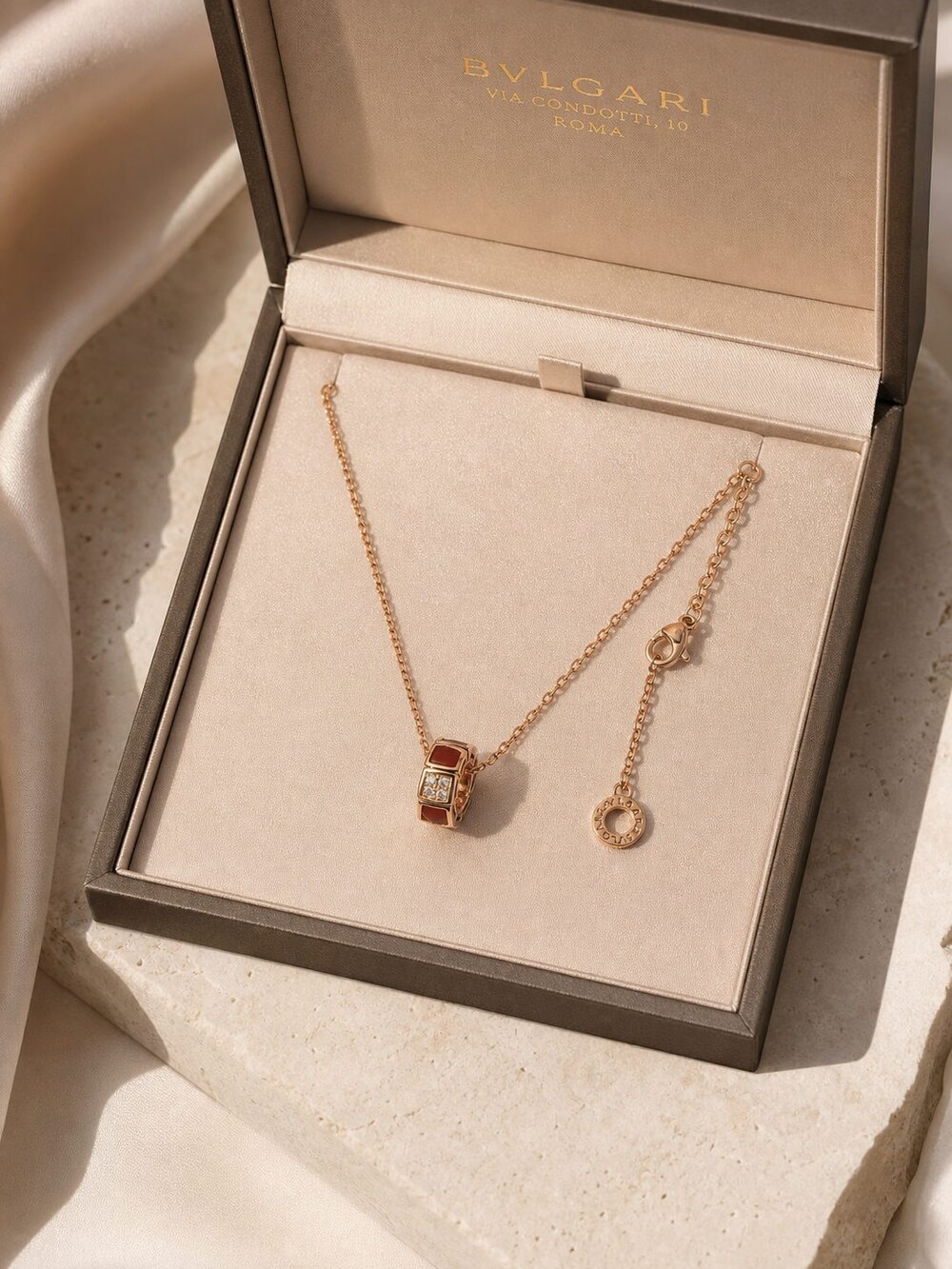 Bulgari Refined Statement Necklace Style 1 | New with Box - Picture 7 of 9